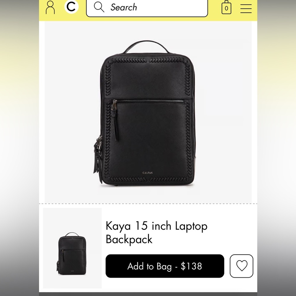 Calpak Laptop Bag